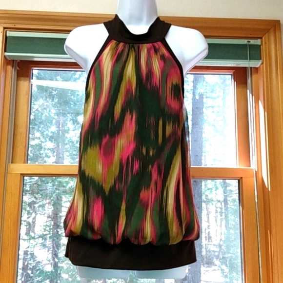 Medium BCX halter top - pretty! - Picture 1 of 4